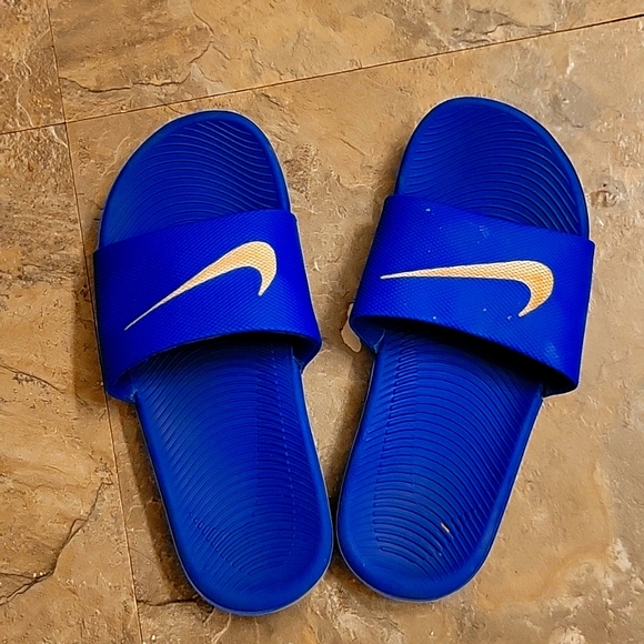 Shower Slide Royal Blue Nike Sandals Nike Slide Kawa Shower Game